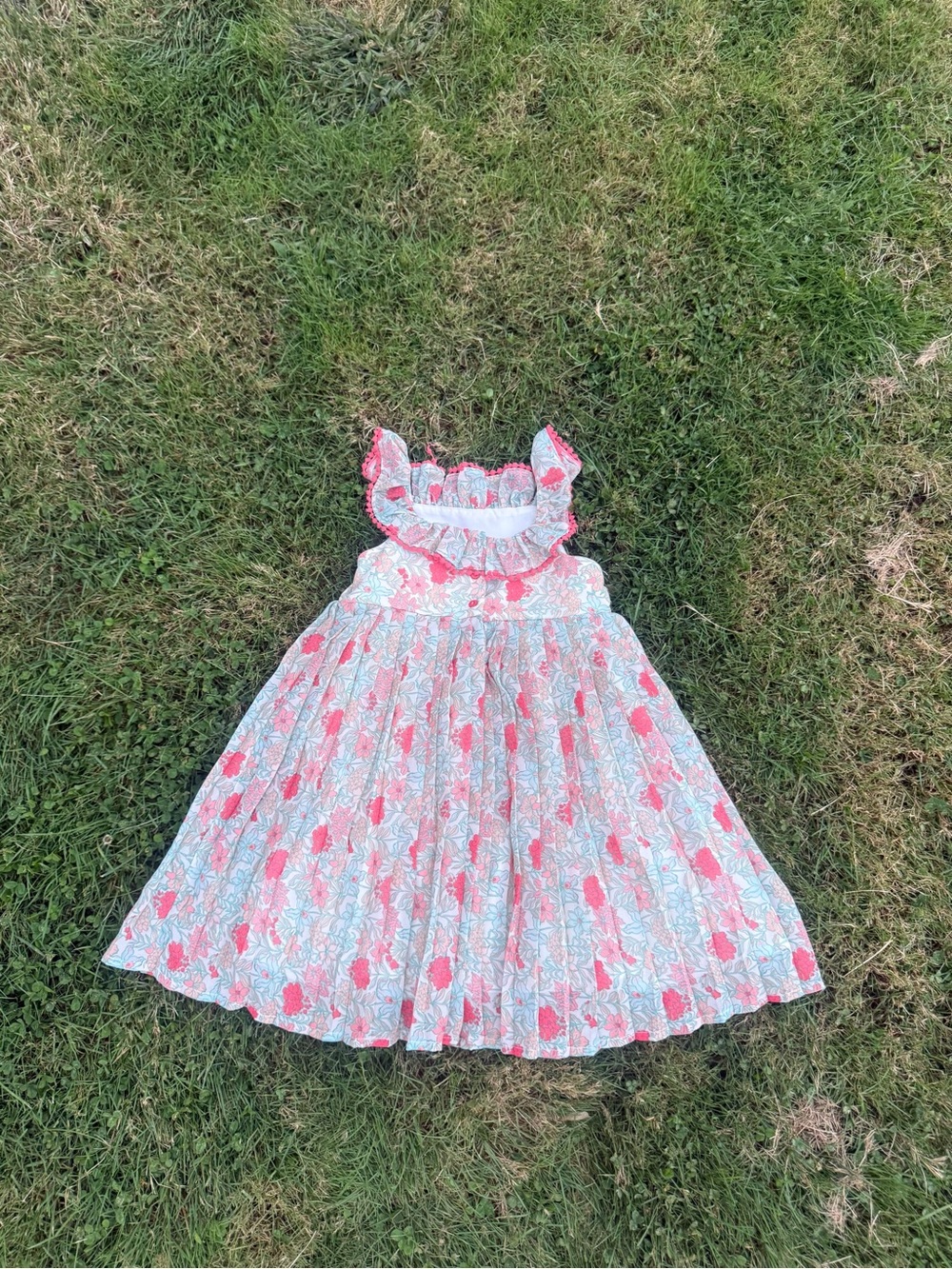 Haute Hippie Kids Girls Floral Ruffle Dress Size 5T